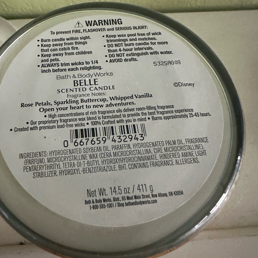 Disney Princess Belle Scented Candle Bundle 2026 ⭐️⭐️⭐️⭐️⭐️⭐️⭐️ - Picture 5 of 5